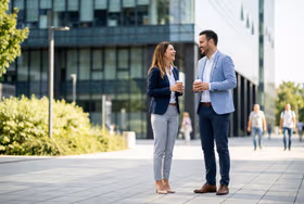 Photo corporate en environnement de travail